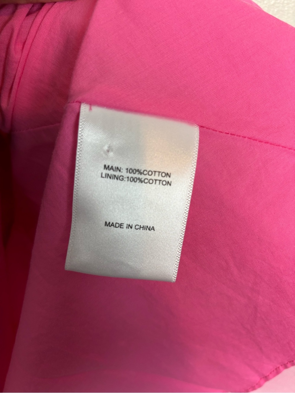 Aje Solstice Ring-Front Cutout 100% Cotton Mini Dress in Bright Pink Size 6 - Picture 16 of 16